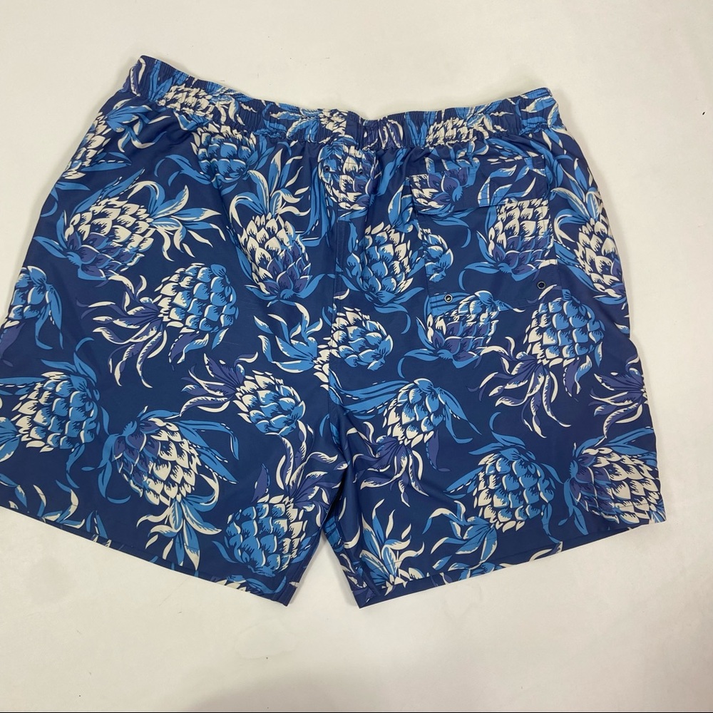 Brooks Brothers blue pineapple swim trunks NWOT. SIZE XL - Picture 9 of 9